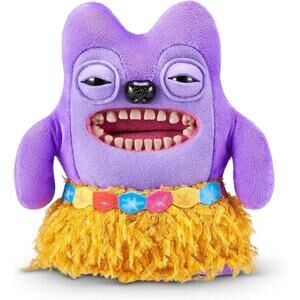 ZURU Vacay Vibes Greedy Grinner Plush Purple Ugly Monster Collectible Toy